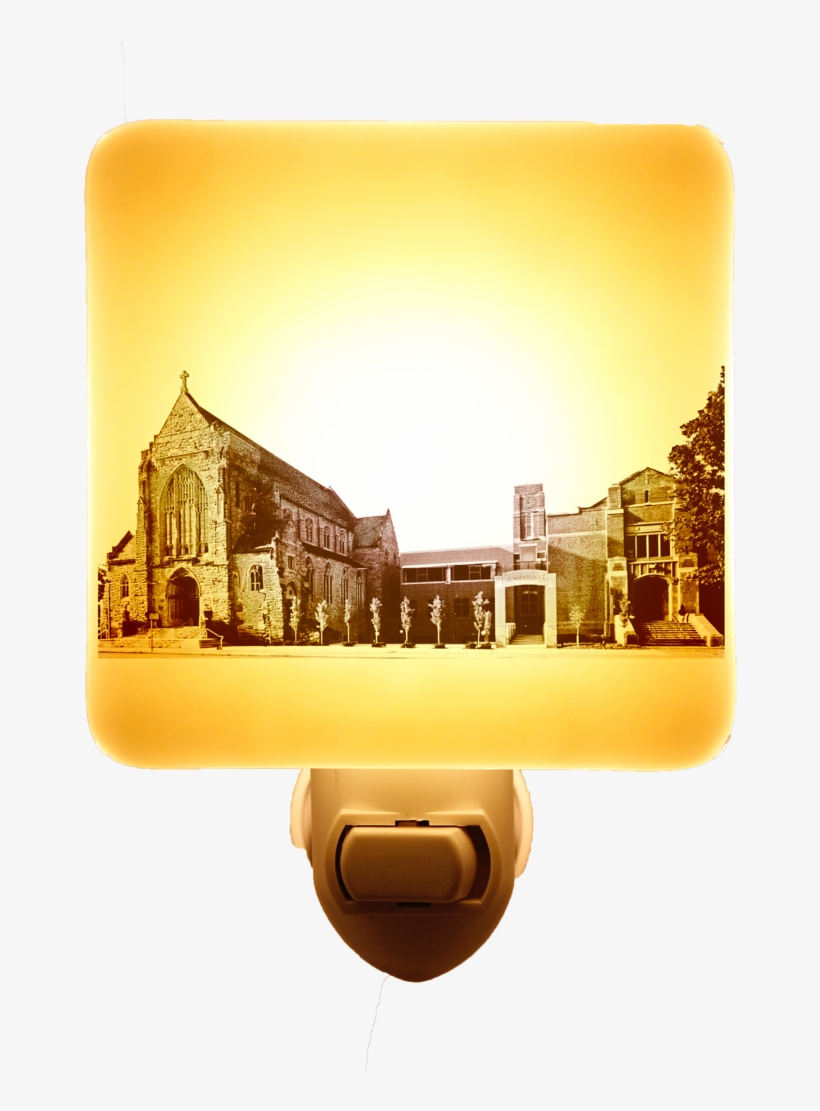 Mary School Building Glass Night Light - Skyline, transparent png download