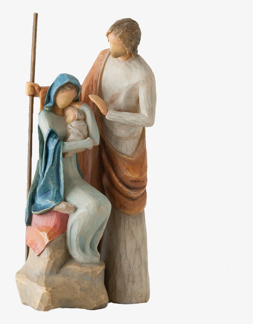 Willow Tree Nativity Christmas Story Figurine - Willowtree Holy Family, transparent png download