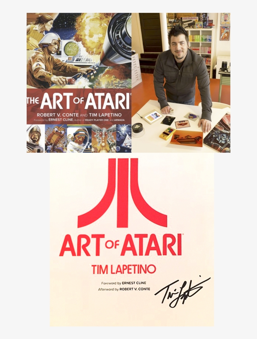 Tim Lapetino's The Art Of Atari Hardcover Book, Signed - Arte Atari Tim Lapetino, transparent png download