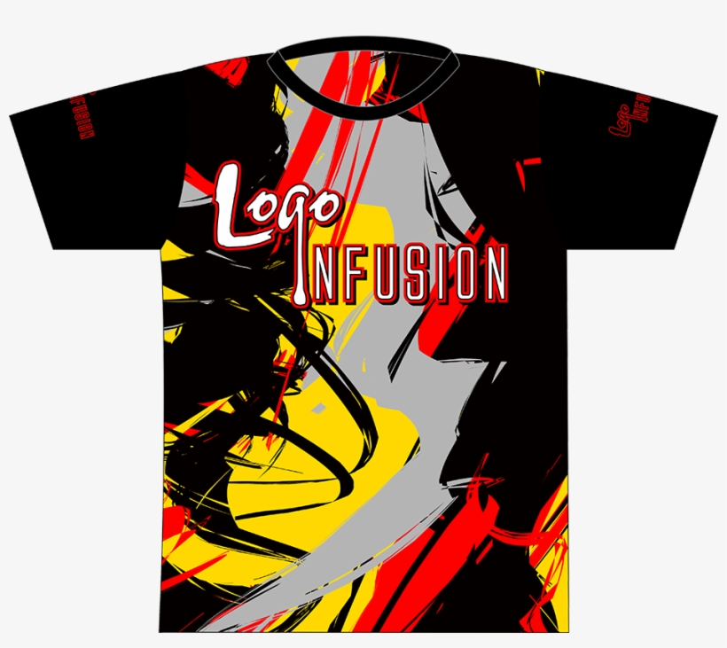 Logo Infusion Signature Red/yellow/black Splatter Express - Graphic Design, transparent png download