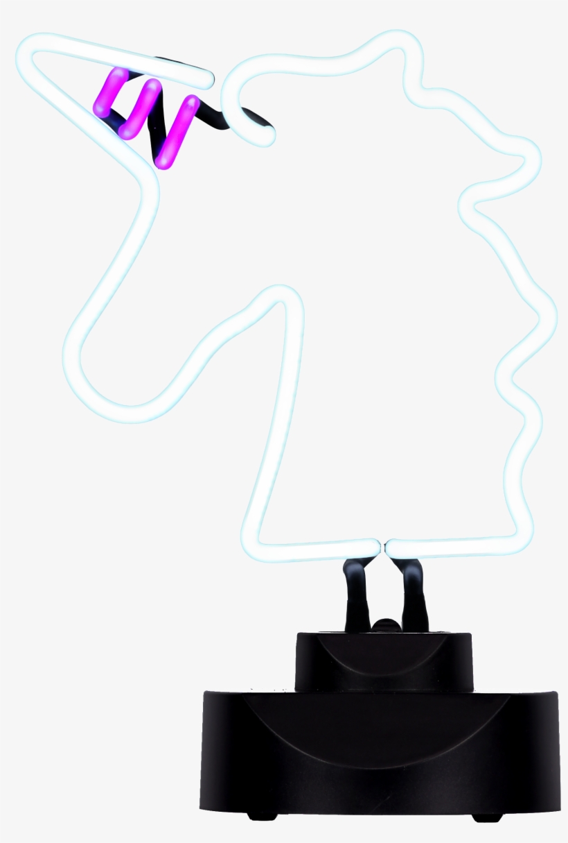 Rainbow Large Neon Light - Lamp, transparent png download