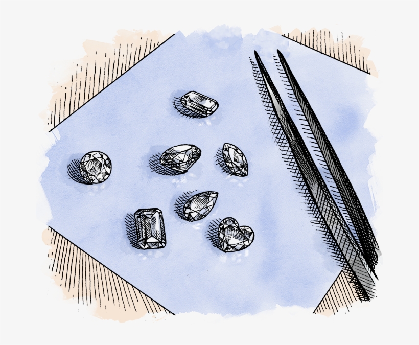 Diamonds - Sketch, transparent png download