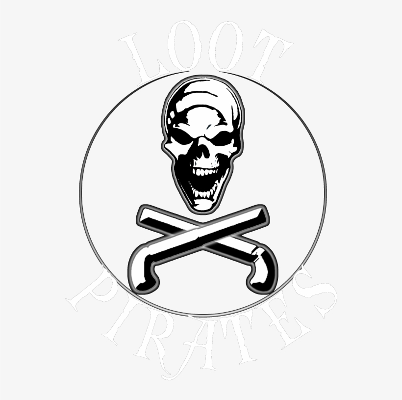 Loot Pirates Logo - Skull, transparent png download