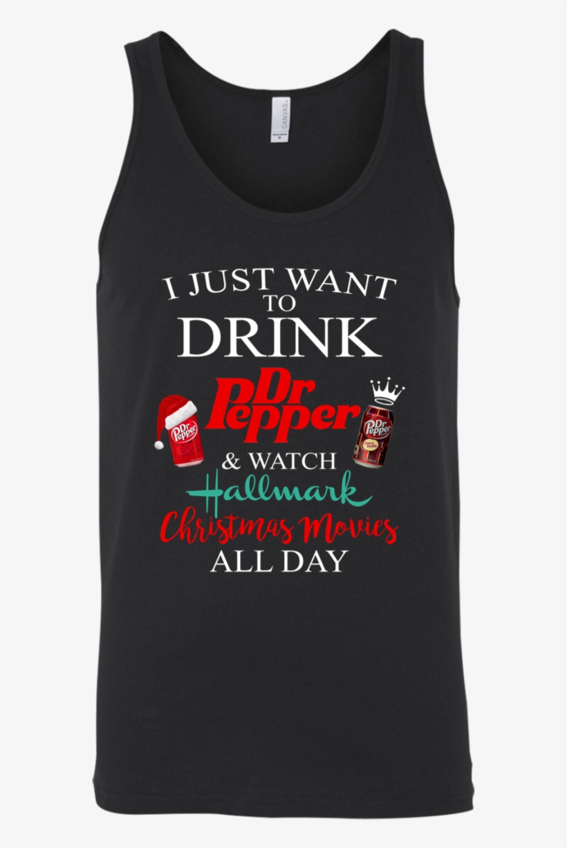 I Just Want To Drink Dr Pepper N Watch Hallmark Christmas - Asr Love, transparent png download