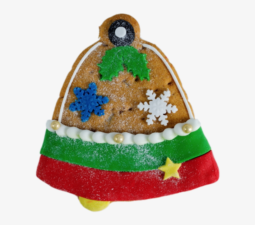 Gingerbread Christmas Bell - Plush, transparent png download