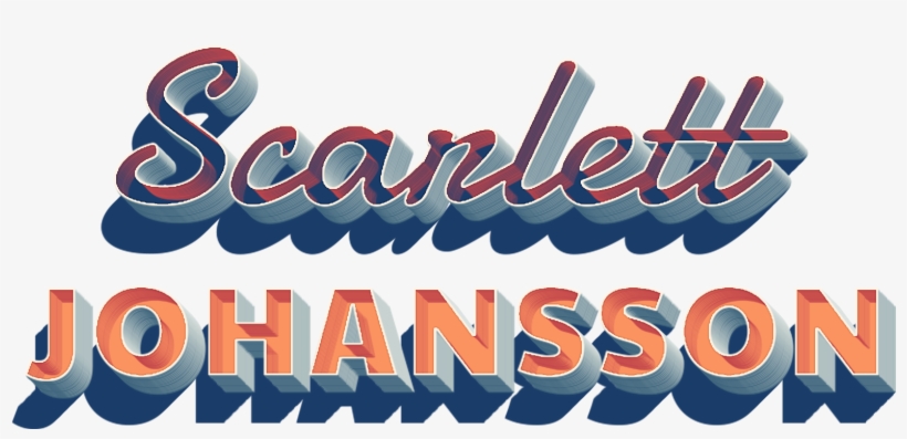 Scarlett Johansson Logo Png, transparent png download