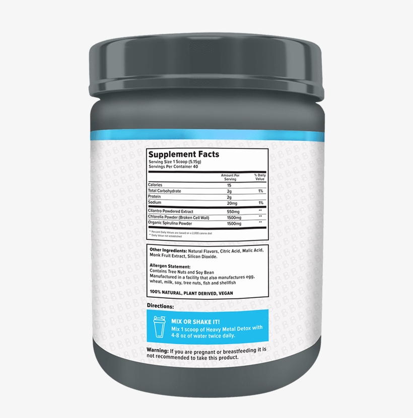 Liv Body Heavy Metal Detox - Bone, transparent png download