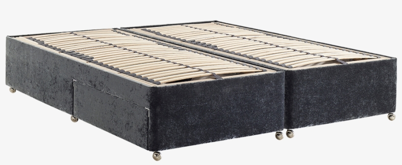 Dunlopillo Electric Adjustable Divan 2 Drawer Carbon - Bed Frame, transparent png download