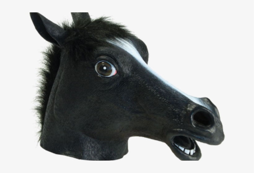 Drawn Mask Horse - Mask, transparent png download