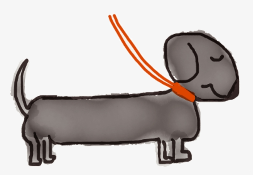 Adorable Dachshund Stickers - Dachshund, transparent png download