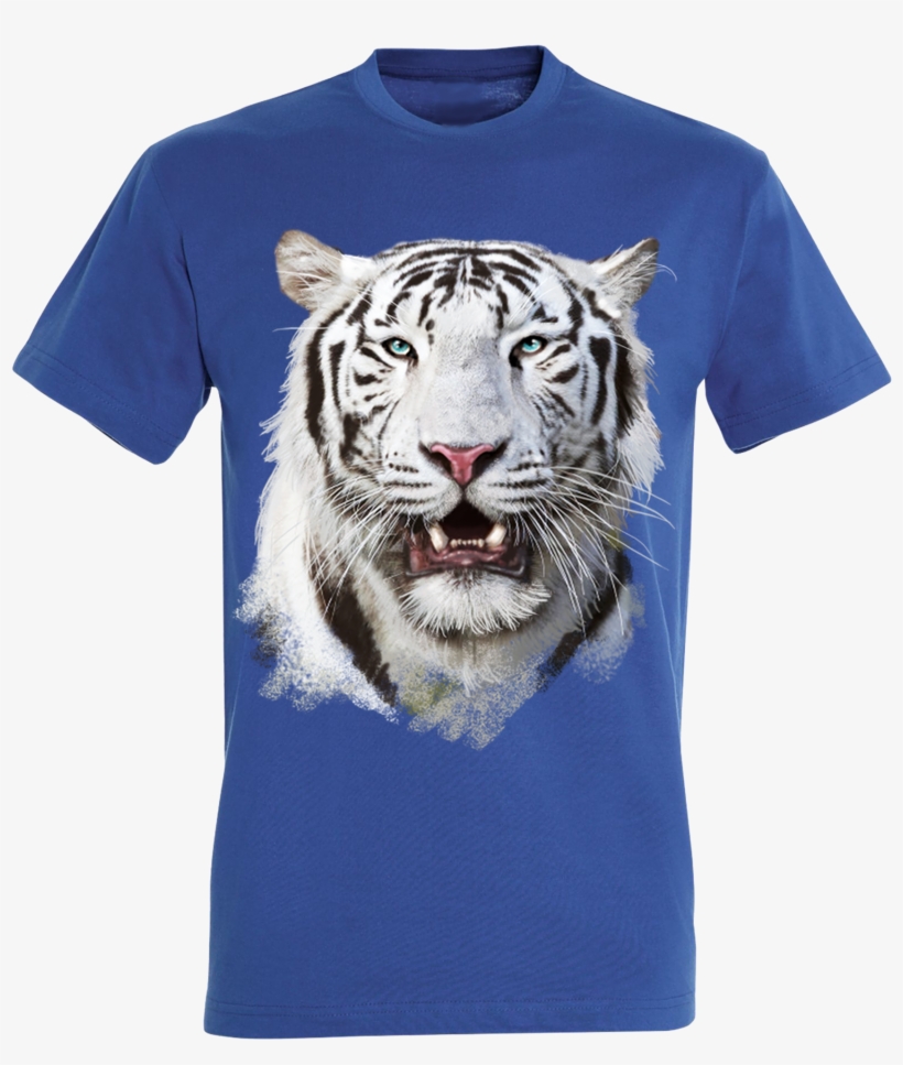 White Tiger Head T-shirt - Siberian Tiger, transparent png download