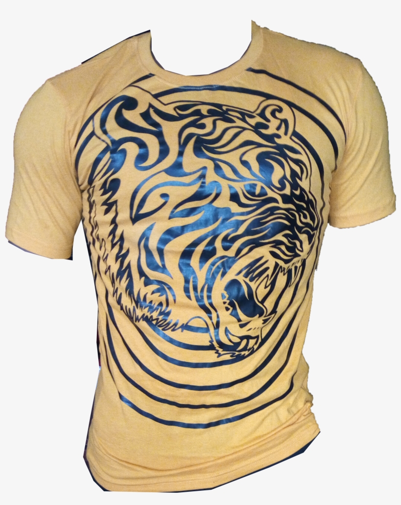 Men's Fashion Tiger Head - Illustration, transparent png download