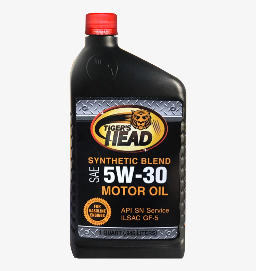 Tiger Head Oil Sae 5w30 12/32oz - Tigers Head Oil, transparent png download