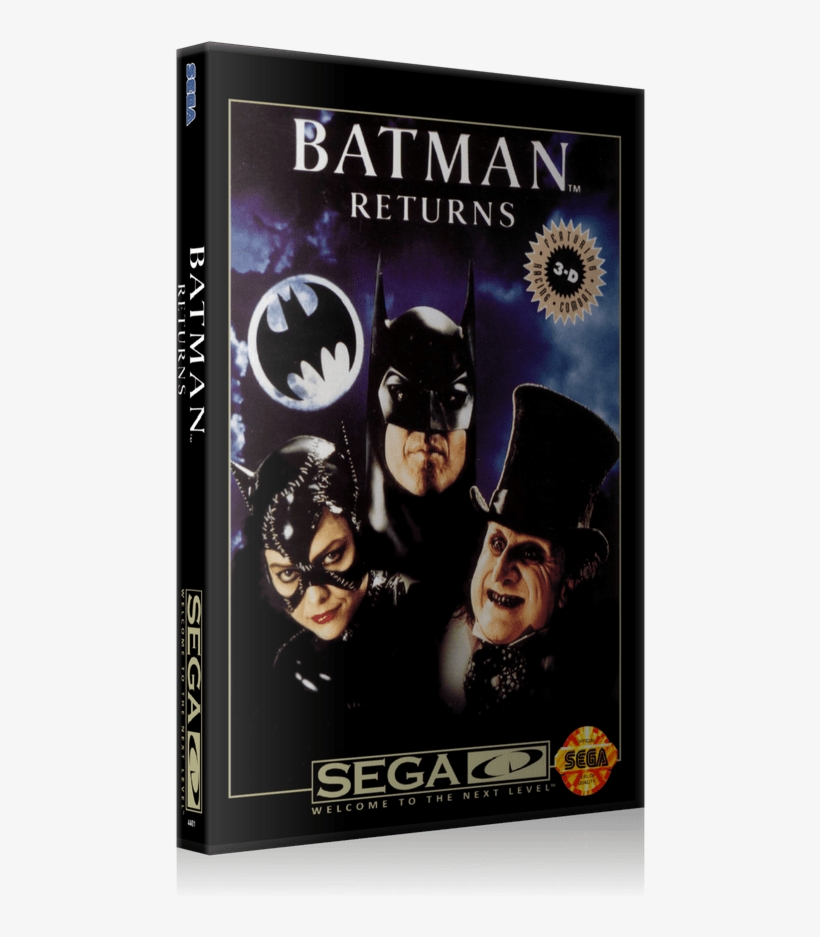 Batmanreturns 3 Replacement Retro Gaming Case Foxy - Batman Returns Sega Cd, transparent png download