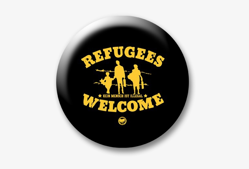 Refugees Welcome - Circle, transparent png download