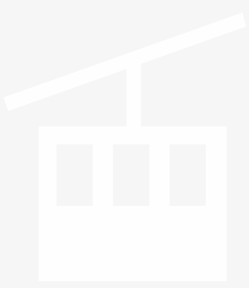 Pictogram Cable Car White - Johns Hopkins Logo White, transparent png download