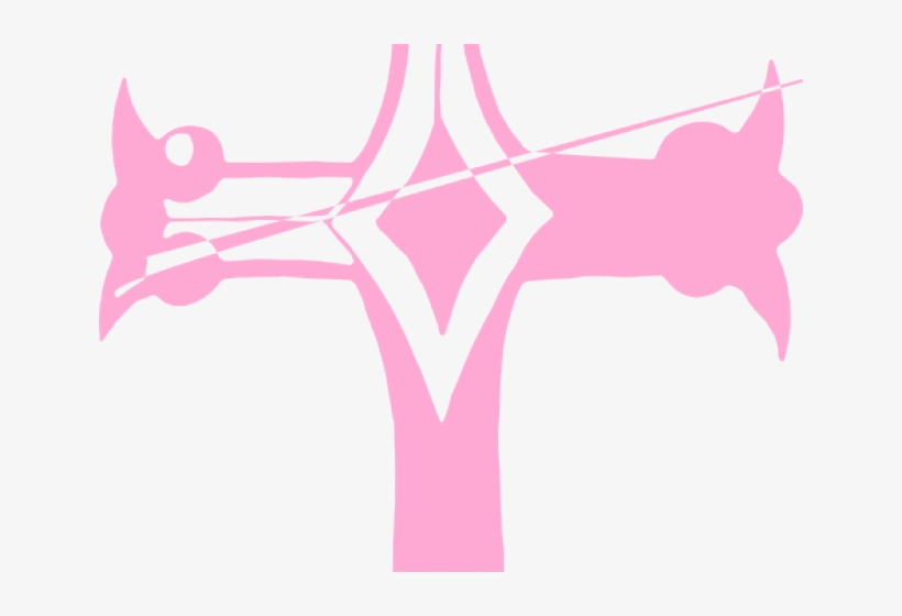 Pink Clipart Crucifix, transparent png download
