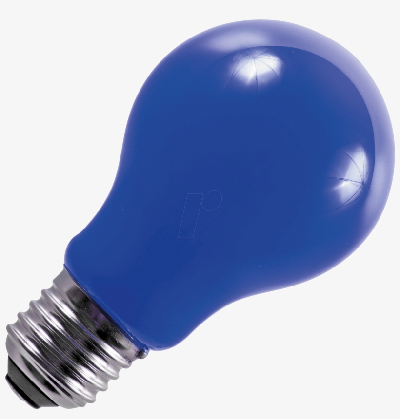 Led Bulb E27, 1 W, 5 Lm, Blau, Filament Schiefer Lighting - Edison Screw, transparent png download