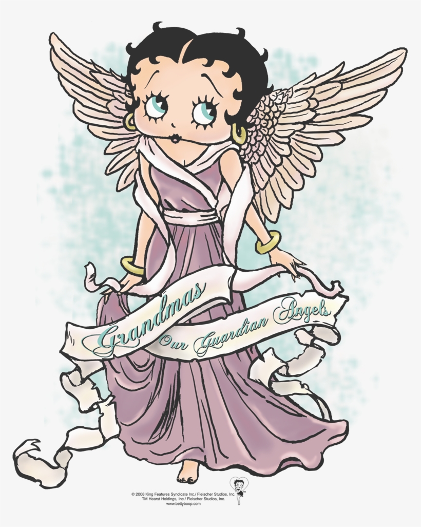 Betty Boop Grandma Guardian Angel Men's Regular Fit - Betty Boop, transparent png download