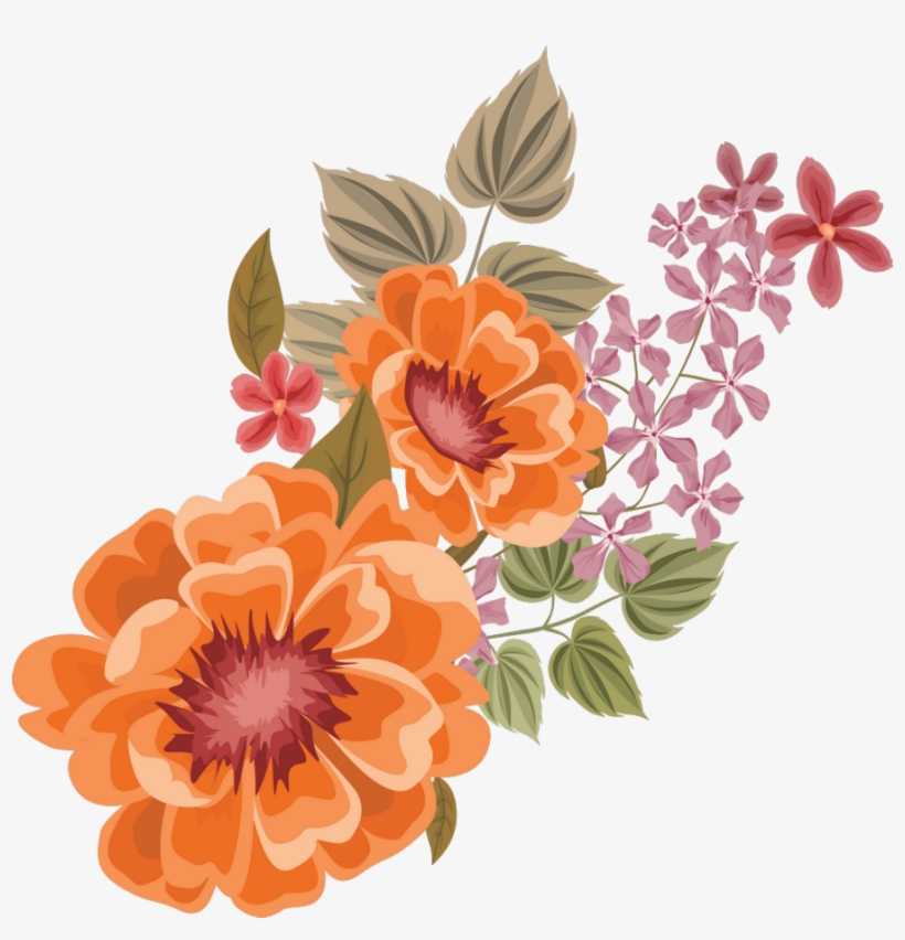 Mq Orange Flowers Flower Garden - Flower, transparent png download