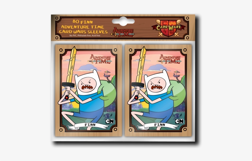 Product Cardwars Sleeves Finn - Adventure Time Card Sleeves, transparent png download