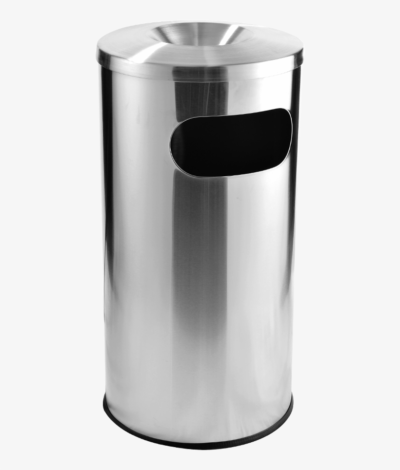 Stainless Steel Litter Bin Ashtray Top - Stainless Steel Litter Bins, transparent png download