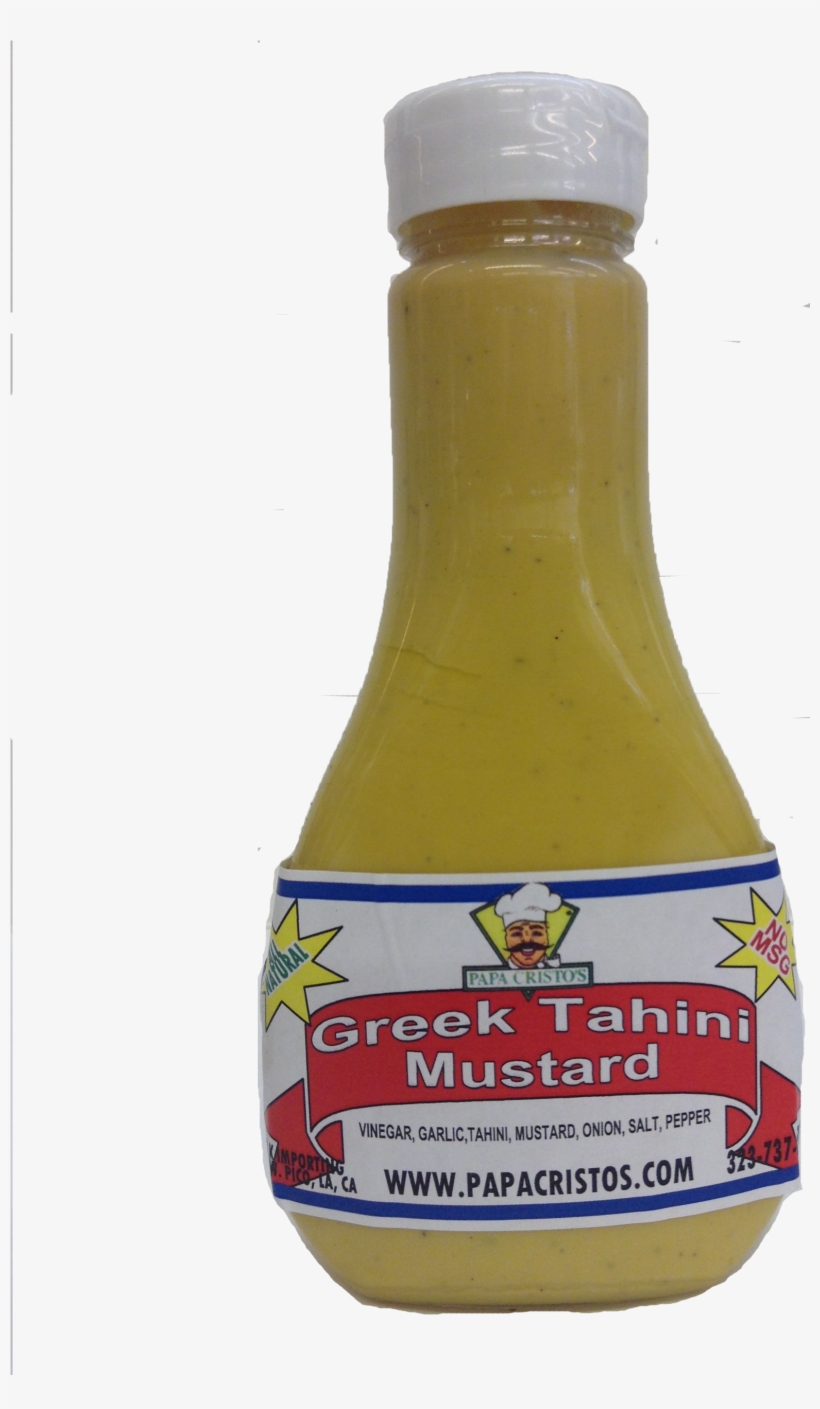 Tahini Mustard Glass Bottle PNG Image Transparent PNG Free Download