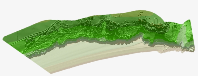 An Example Of Our Lidar At Slapton Sands, Devon - Hill, transparent png download