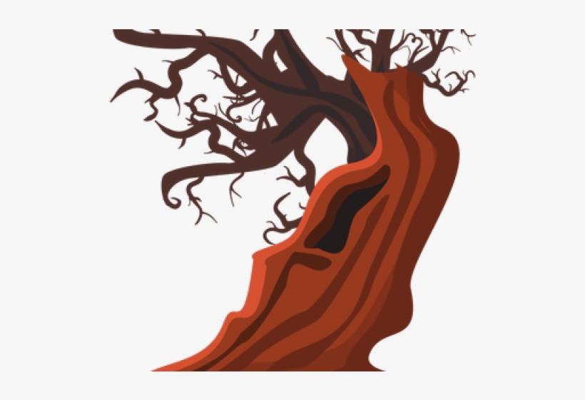 Dead Tree Clipart Old - Old Tree Clipart, transparent png download