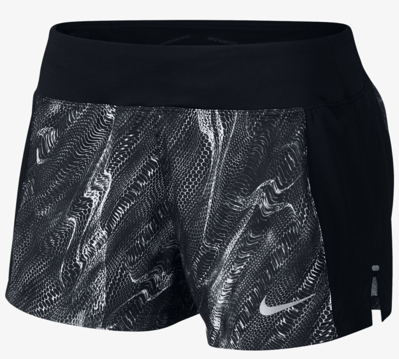 Eclipse 3" Running Shorts Black Texture - Nike Women's Eclipse 3" Running Short Print, transparent png download