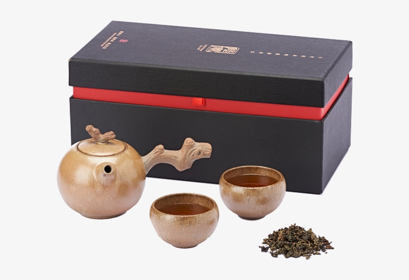 Old Tree Tea Set - Da Hong Pao, transparent png download