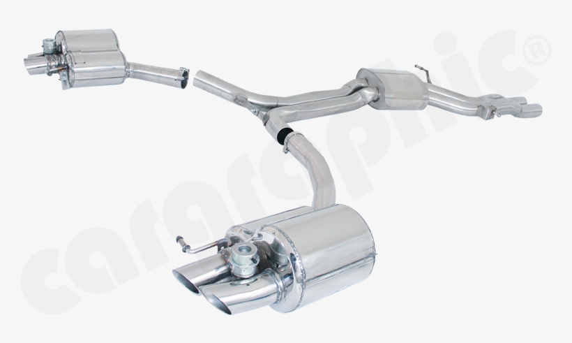 Audi Rs4 - Exhaust System, transparent png download
