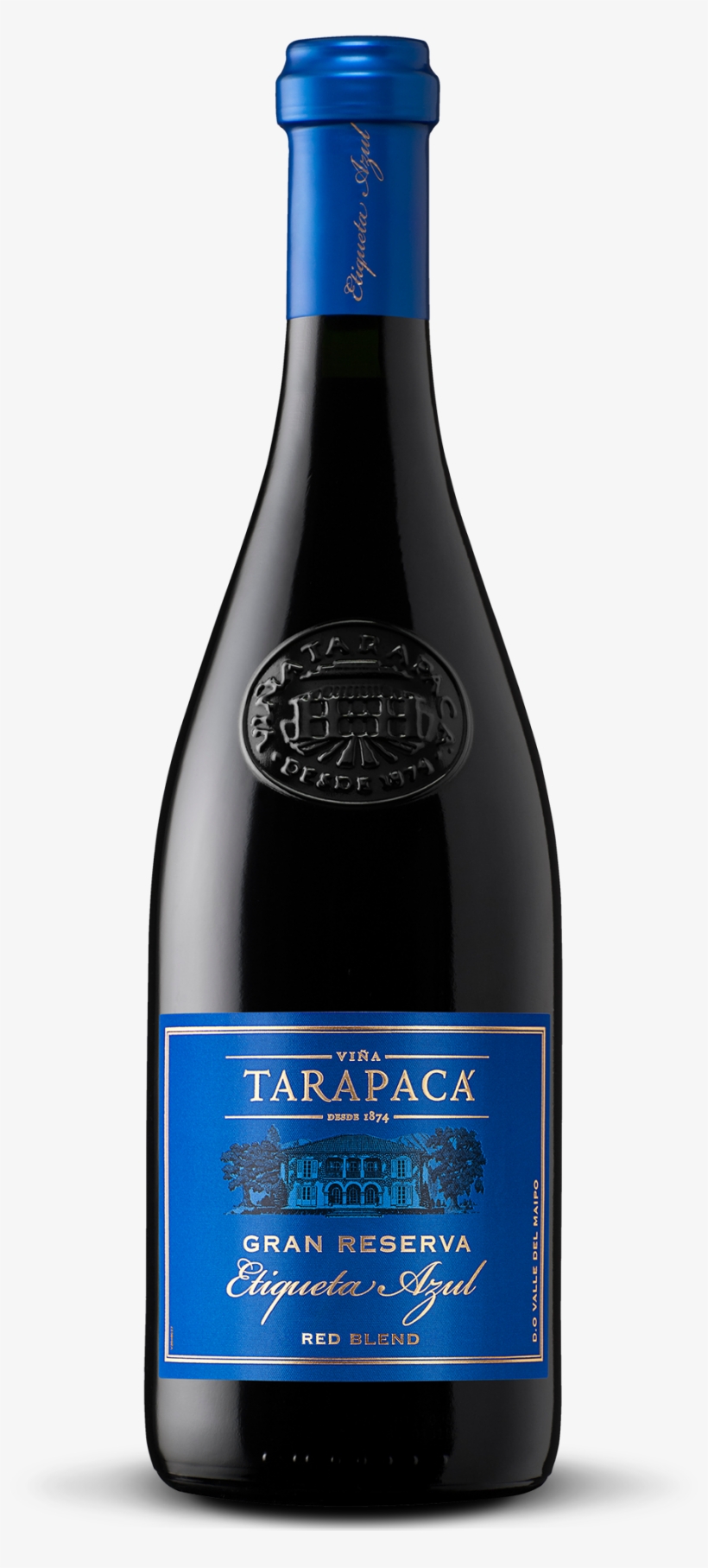 Gran Reserva Tarapacá Etiqueta Azul - Viña Tarapacá Gran Reserva Etiqueta Azul 2014, transparent png download