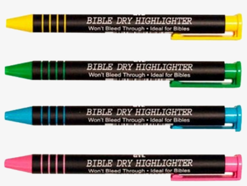 Dry Highlighters - Dry Highlighters For Bibles, transparent png download