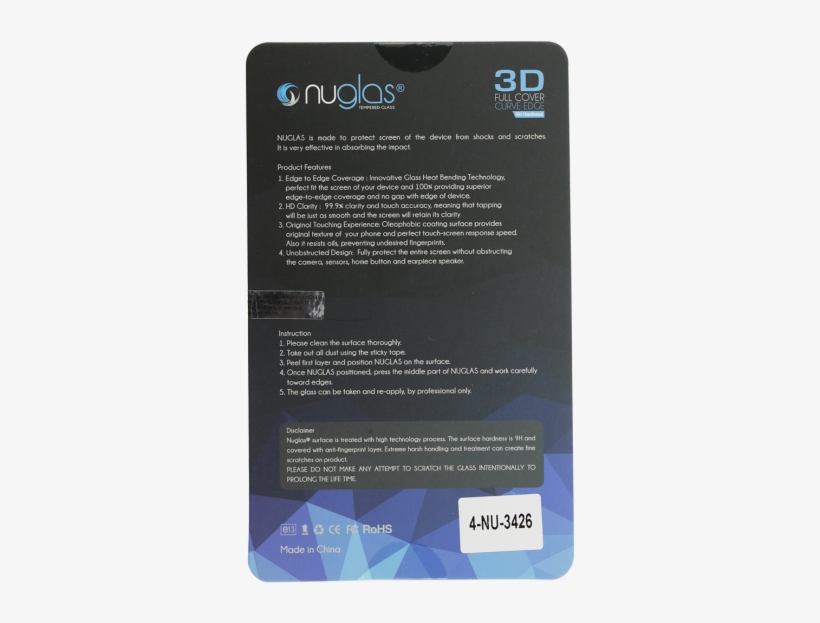 Samsung Galaxy S8 Nuglas Full Coverage 3d Tempered - Parallel, transparent png download