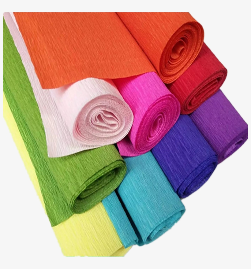 Wrinkle Paper Flower Handmade Material Paper Rose Wrapping - Wool, transparent png download