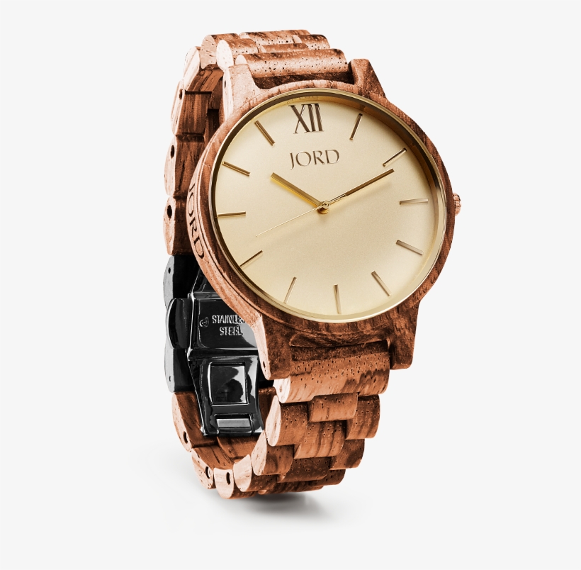 Designer Wooden Watch - Wood Watch Jord, transparent png download