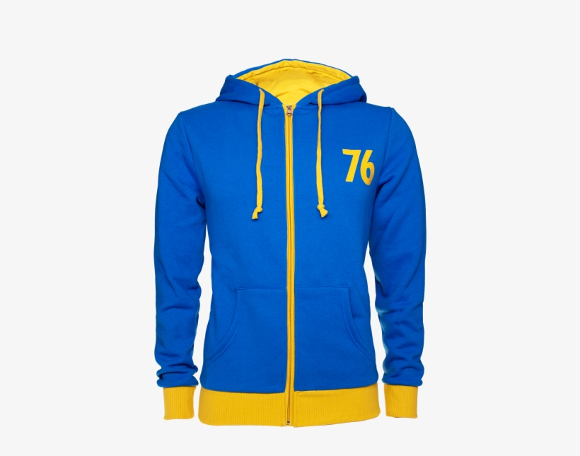 Fallout Zip Hoodie Vault - Sudadera Fallout 76, transparent png download