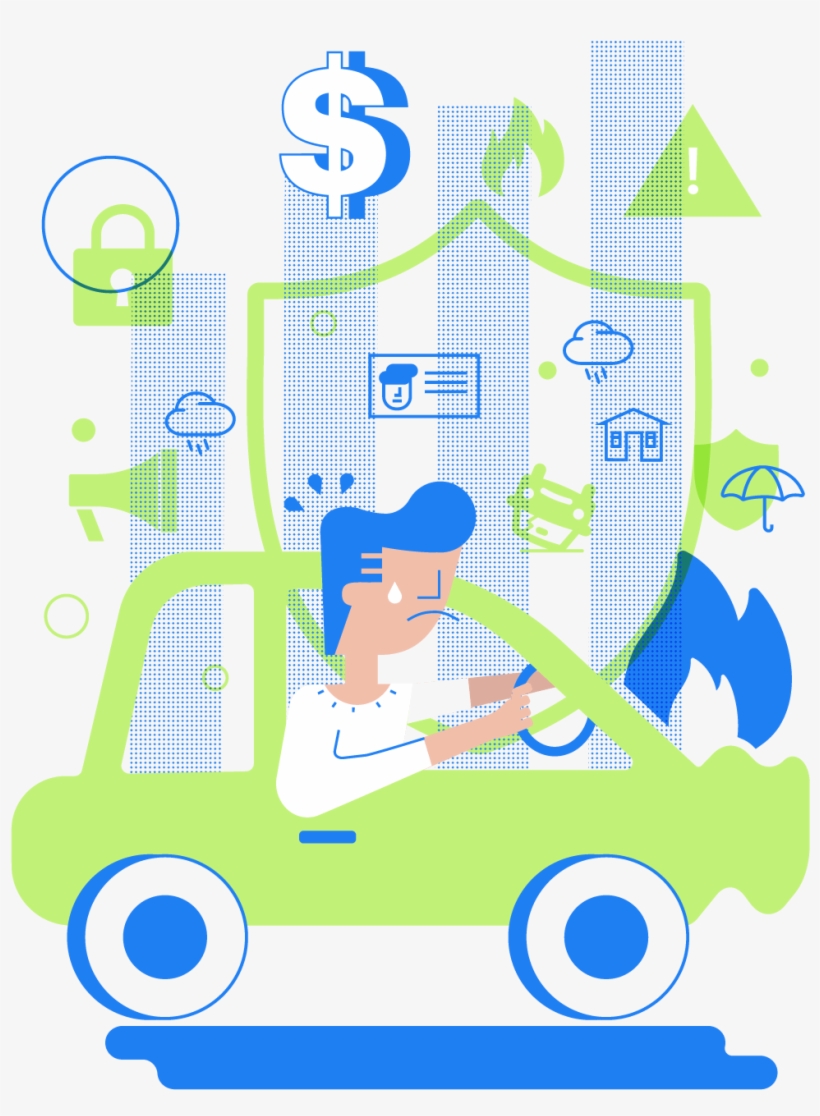 Image Of A Young Person In A Car, transparent png download