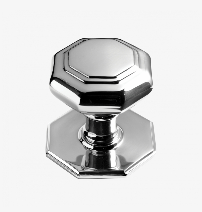 Banham Large Octagonal Centre Door Knob - Rear-view Mirror, transparent png download