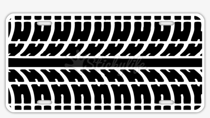 Tire Tread License Plate - Grille, transparent png download