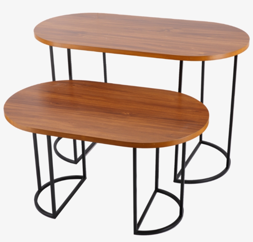 China Factory Wood Grain Mdf Table Sets For Store Design - Moderni Stolići Za Dnevni Boravak, transparent png download