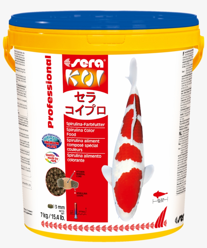 4001942070362 40396 Int Sera Koi Professional Spirulina - Sera Koi Professional Spirulina, transparent png download