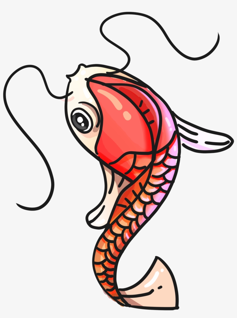 Festive Chinese Style Hand Painted Transshipment Koi, transparent png download