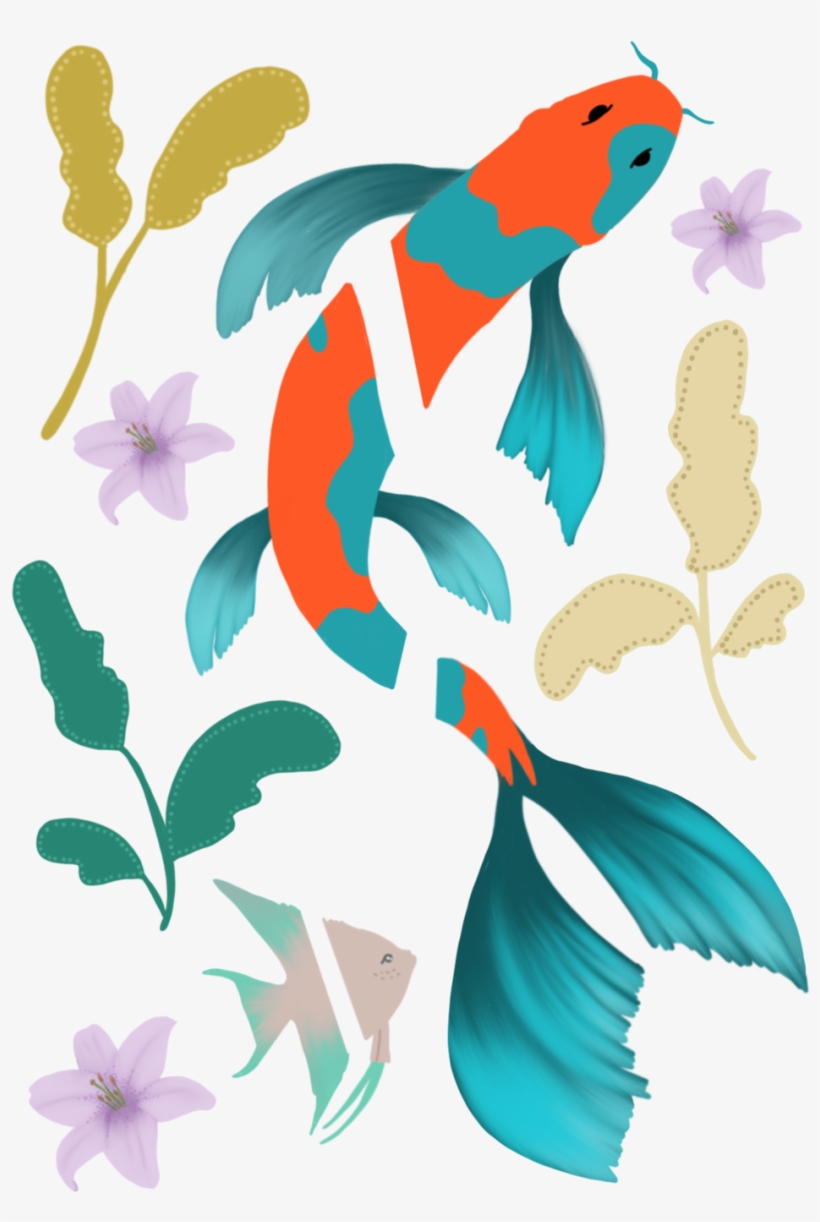 Lily Tats Koi, transparent png download