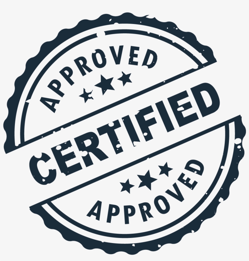 Approved-certified - Emblem, transparent png download