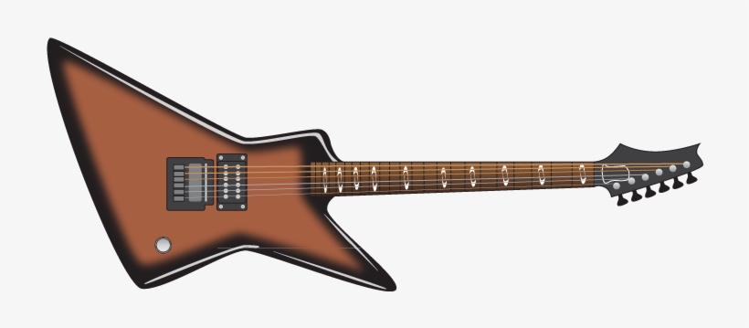 Guitar Vector Png - Electric Guitar, transparent png download