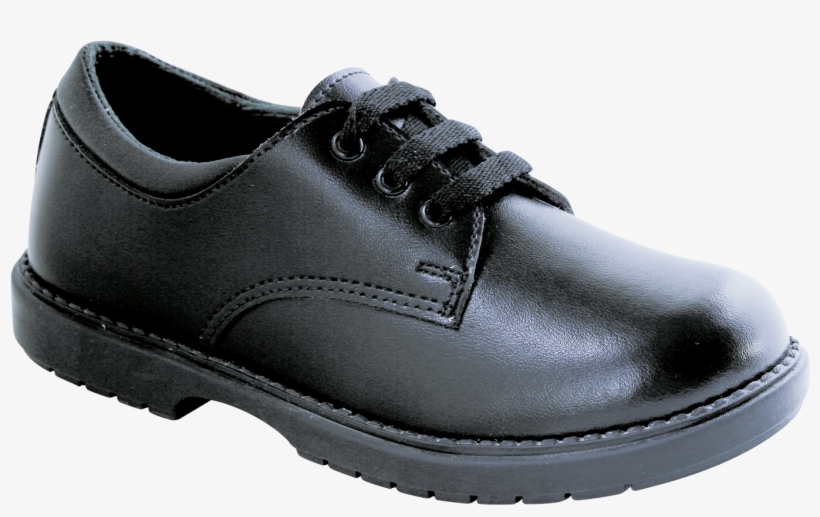 Toughees William Black Lace Up Leather School Shoe - Sepatu Under Armour Terbaru, transparent png download