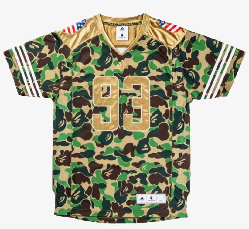 Bape X Adidas Sb Jersey Green - Bape X Adidas Super Bowl, transparent png download