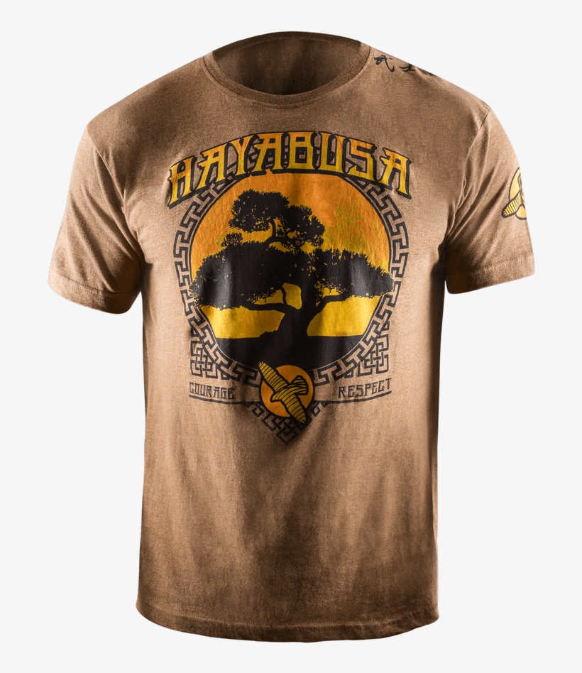 Bonsai T-shirt - Brown - Tricka Hayabusa, transparent png download